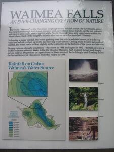 Photo: Waimea falls sign