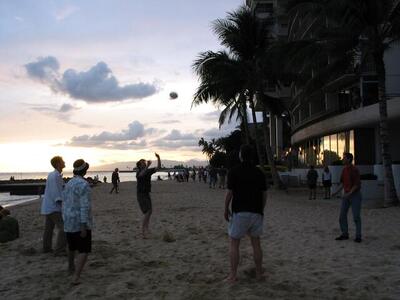 Photo: Beach volleyball