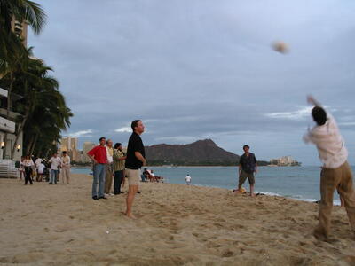 Photo: Beach volleyball