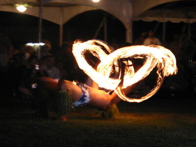 Photo: Fire juggler