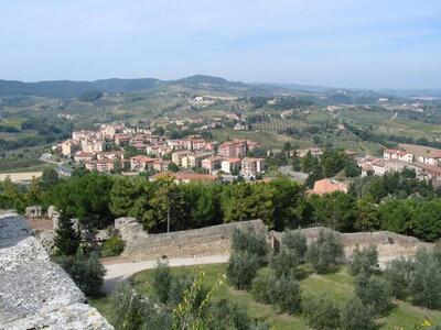 Photo: Looking down from San Gimi