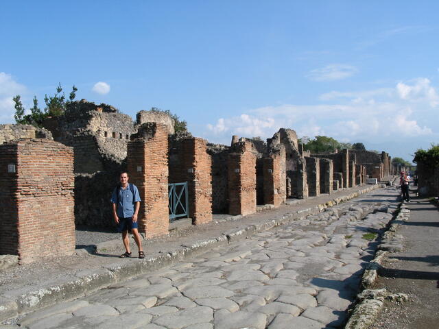 Gerald in Pompeii