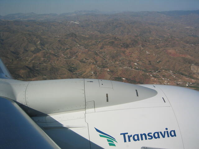 Flying over Andalucia