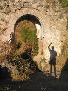 Photo: Shadow on ruins