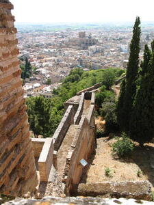 Photo: Looking down on Granada