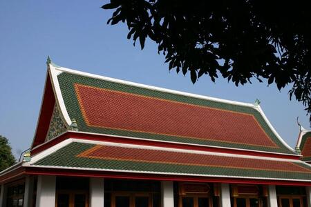 Photo: Temple roof