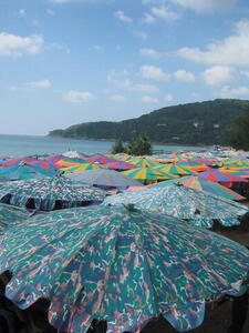 Photo: Beach umbrellas