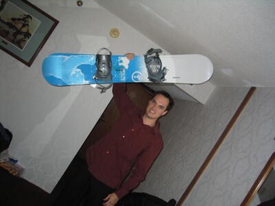 Photo: Ger with new board
