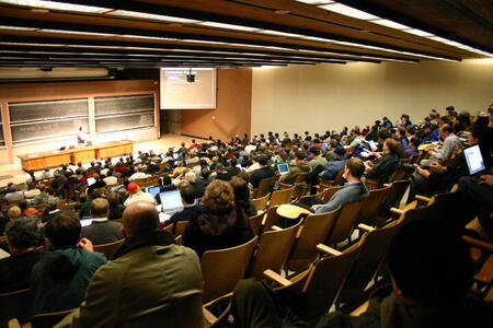 Photo: Spam conference audience