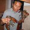 Previous: Chris with lobsters