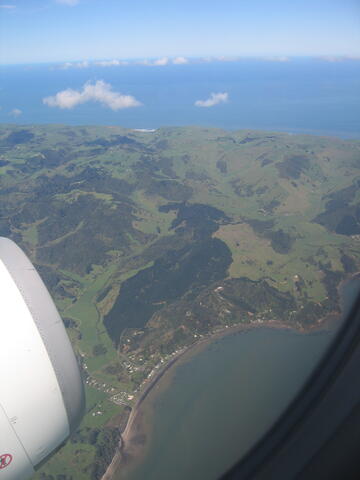 Departing Auckland