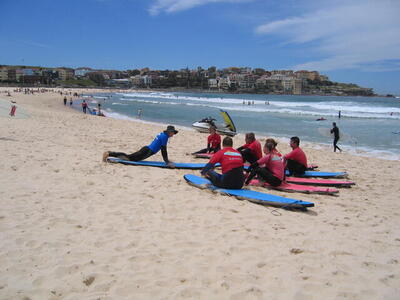 Photo: Surf school