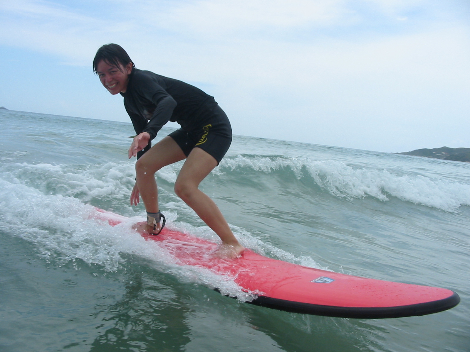Celine surfing