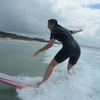 Photo: Nikki surfing