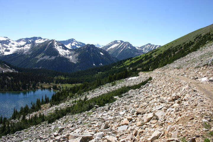 Blowdown Lake and Pass