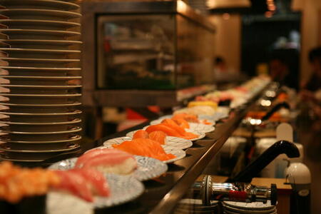 Photo: Train sushi