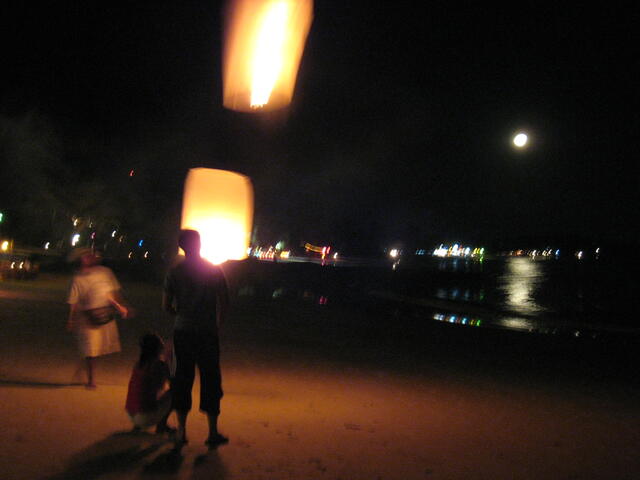 Sending lanterns