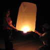 Photo: Marj with lantern
