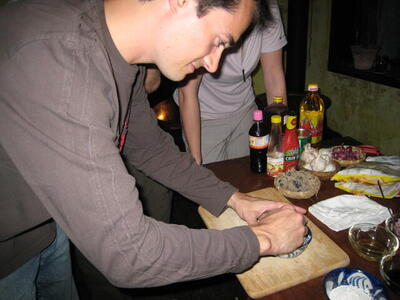 Photo: Ger cooking