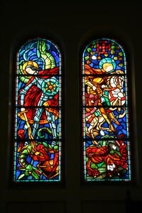 Photo: Stained glass windows