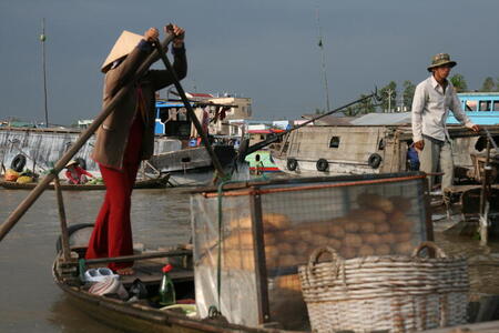 Photo: Floating market