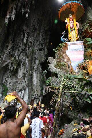 Entering Batu Caves