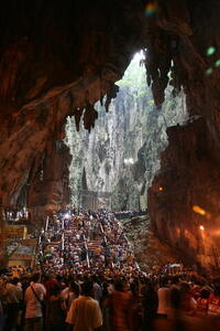Photo: Inside Batu Caves