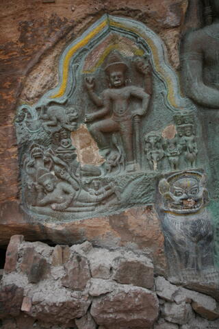 Hindu rock carvings