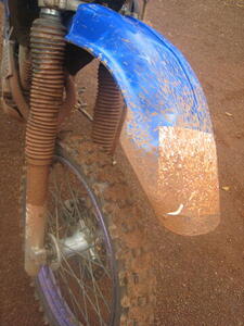 Photo: Muddy bike