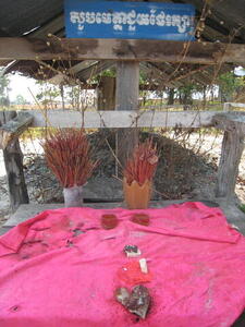Photo: Pol Pot's grave