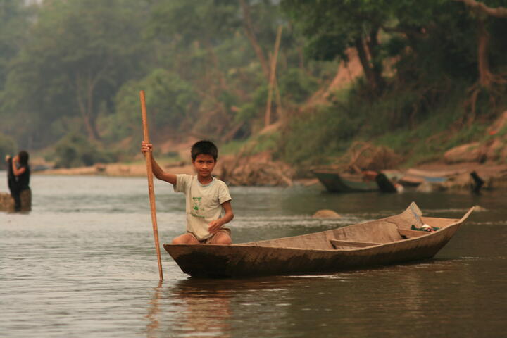 Boy in boat