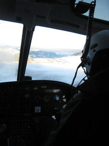 Photo: Chopper flight