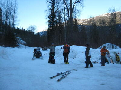 Photo: Ski-out group