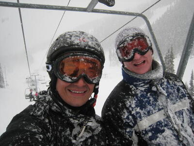 Photo: Snowy Gerald and DanC