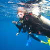 Photo: Erin scuba diving