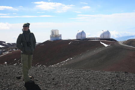 Photo: Michelle and observatories