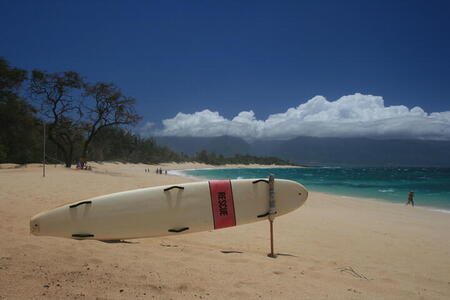 Photo: Rescue surfboard