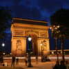 Photo: Arc de Triomphe dusk