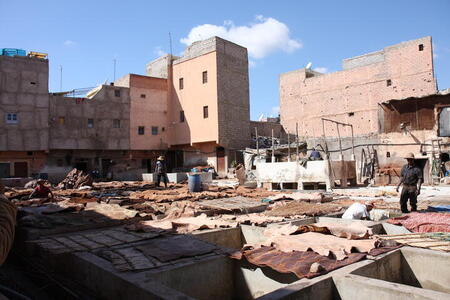 Photo: Leather tannery