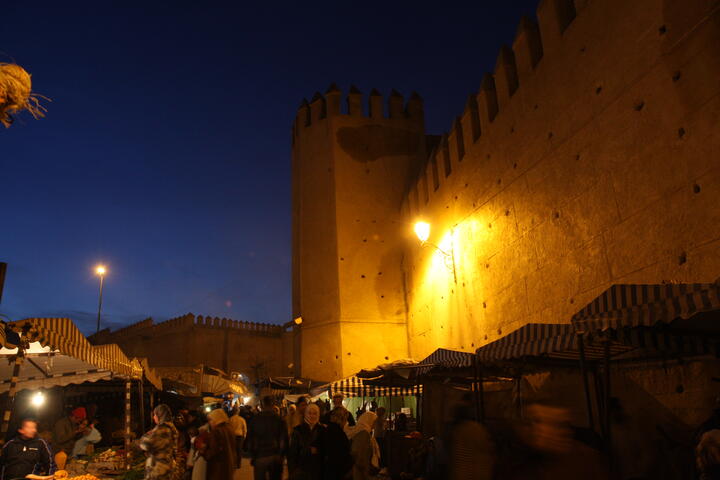 Fes medina wall