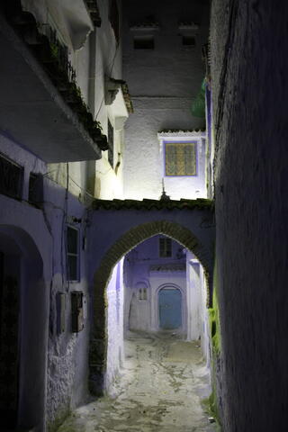 Chefchaouen at night