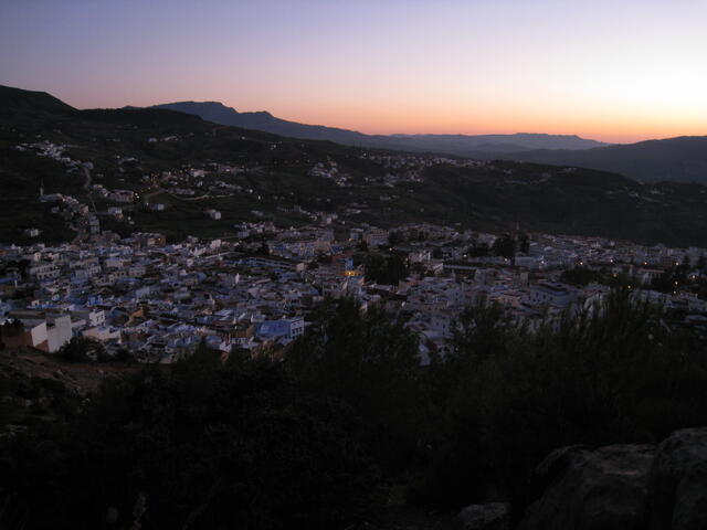 Chefchaouen at dusk