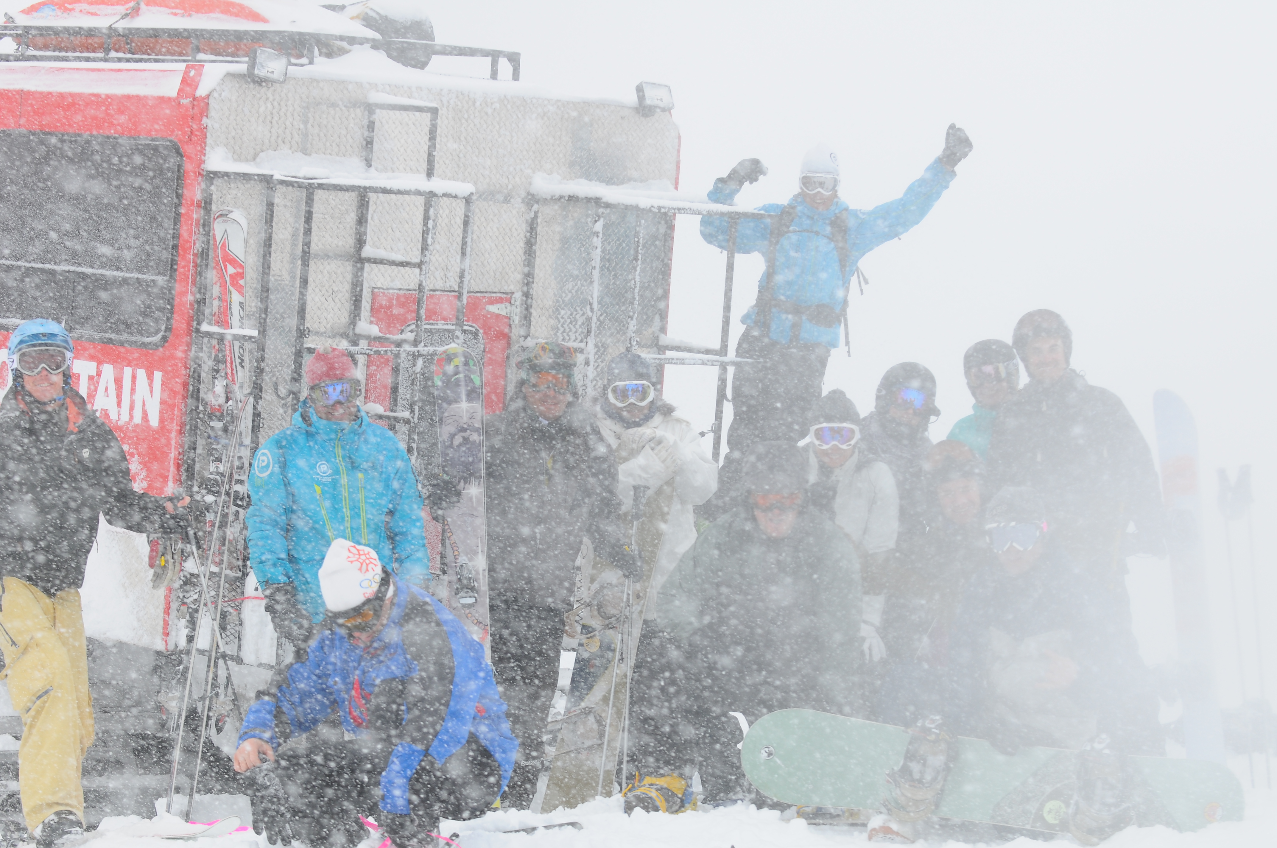 Cat skiing